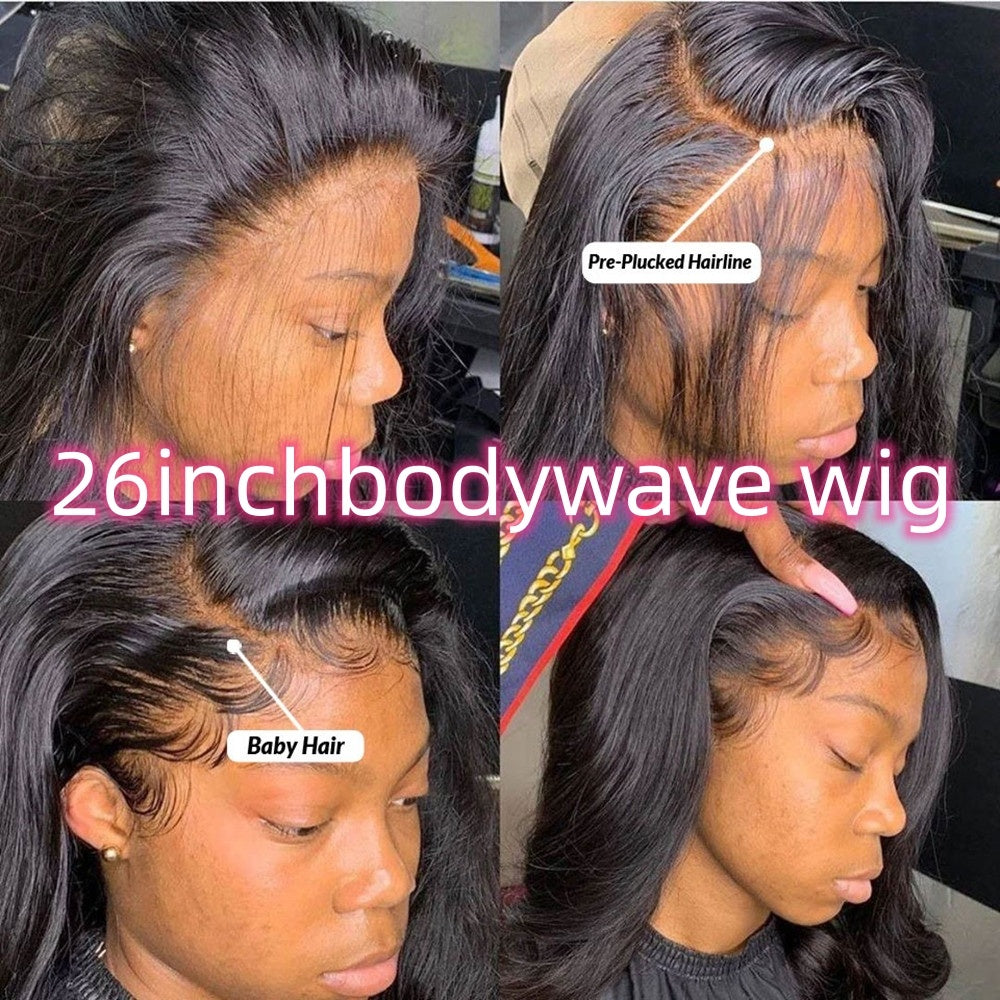Luxury Human Hair Wig – Body Wave with 360 Full Lace Frontal