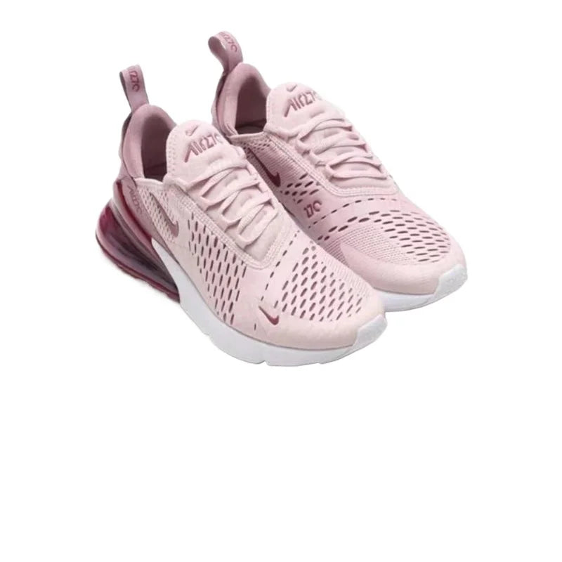 Nike Air Max 270 React Vintage Air Cushioned Running Shoes Shock Absorption Anti-slip Properties Low Heel Casual Design Women