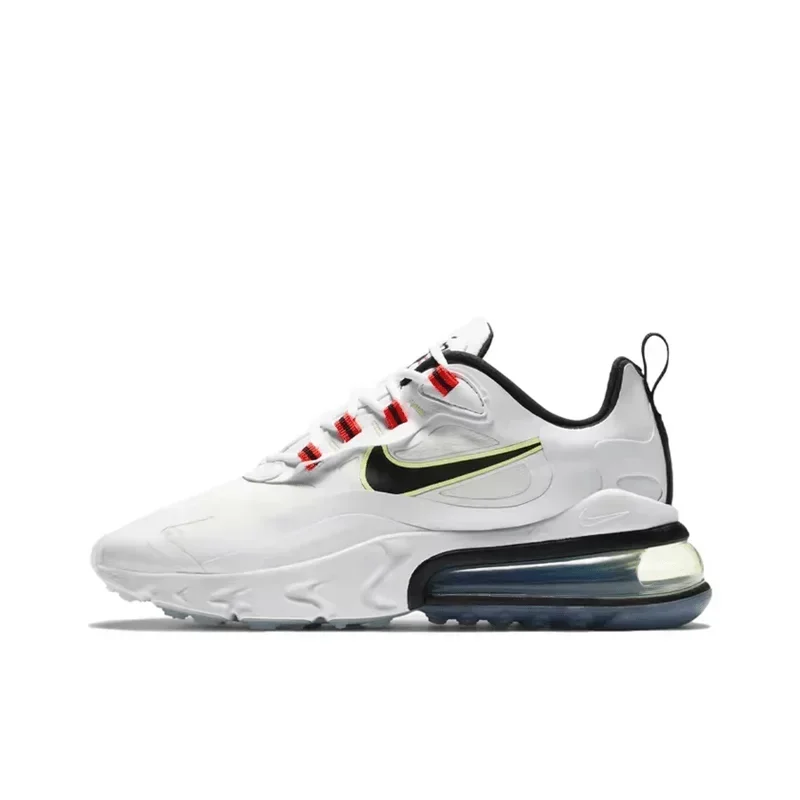 Nike Air Max 270 React Vintage Air Cushioned Running Shoes Shock Absorption Anti-slip Properties Low Heel Casual Design Women