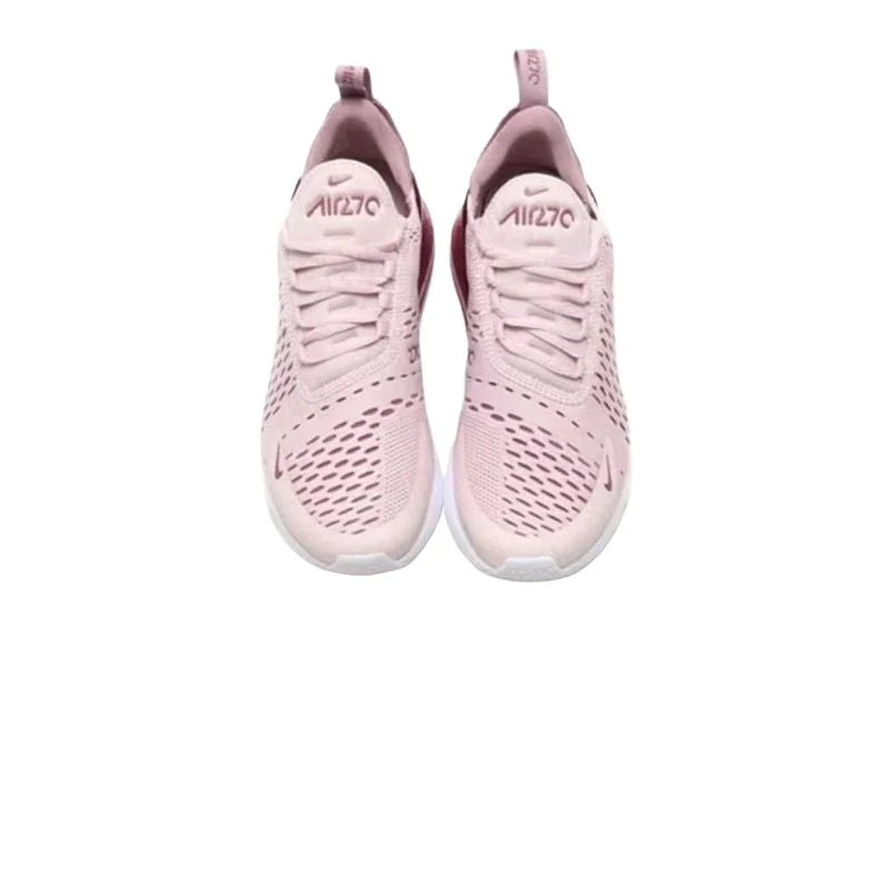 Nike Air Max 270 React Vintage Air Cushioned Running Shoes Shock Absorption Anti-slip Properties Low Heel Casual Design Women