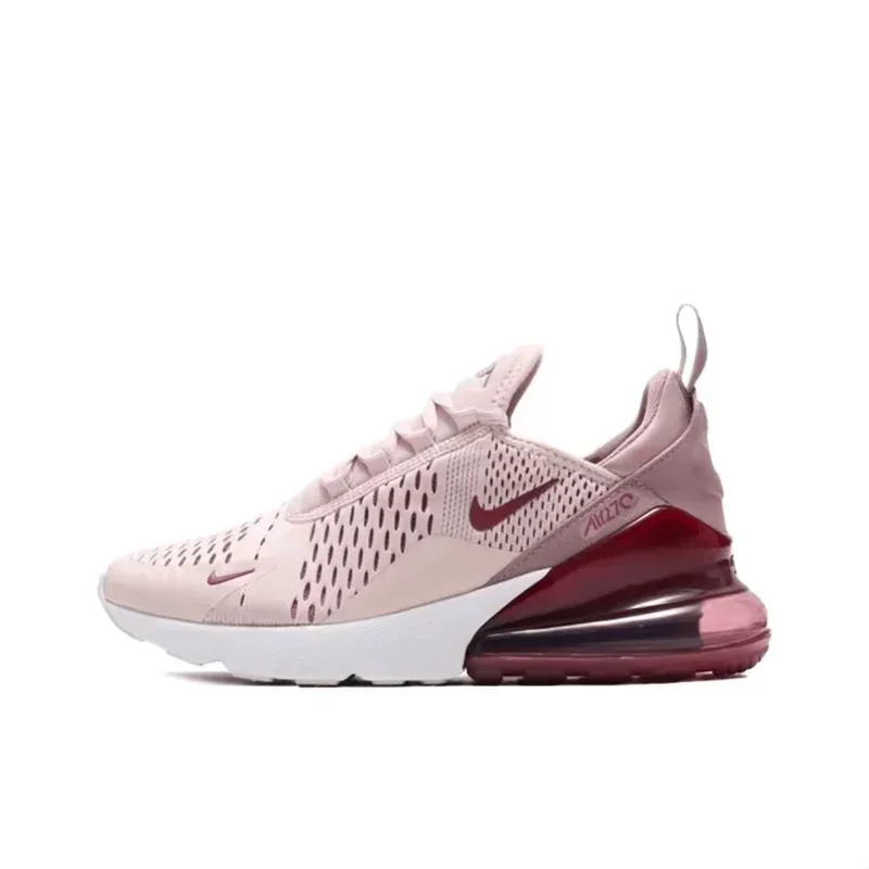 Nike Air Max 270 React Vintage Air Cushioned Running Shoes Shock Absorption Anti-slip Properties Low Heel Casual Design Women