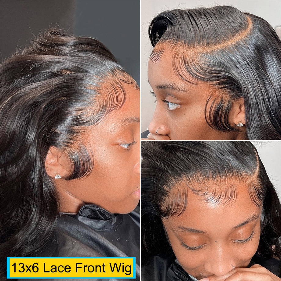 Luxury Human Hair Wig – Body Wave with 360 Full Lace Frontal
