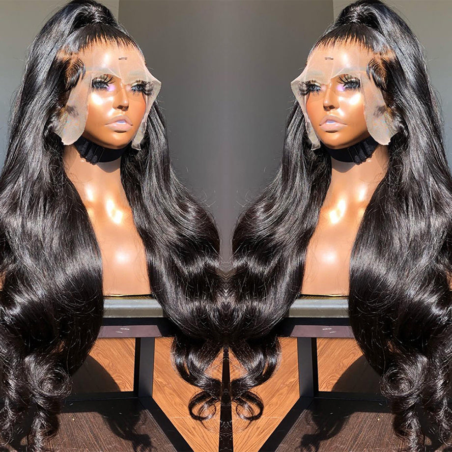 Luxury Human Hair Wig – Body Wave with 360 Full Lace Frontal