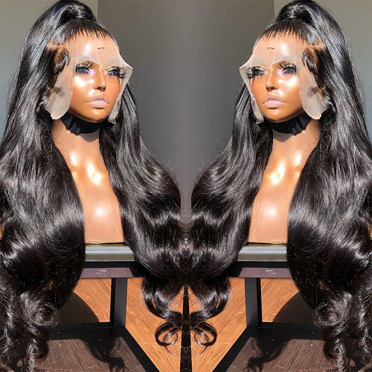 Luxury Human Hair Wig – Body Wave with 360 Full Lace Frontal